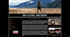 Desktop Screenshot of biggamearchery.com